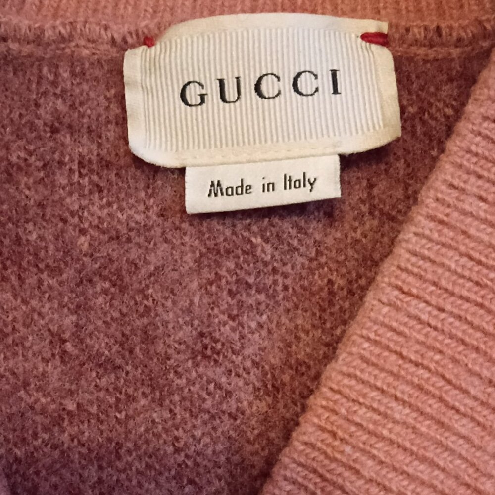 Gucci Wool Long Sleeve Cardigan Girls - Picture 2 of 3